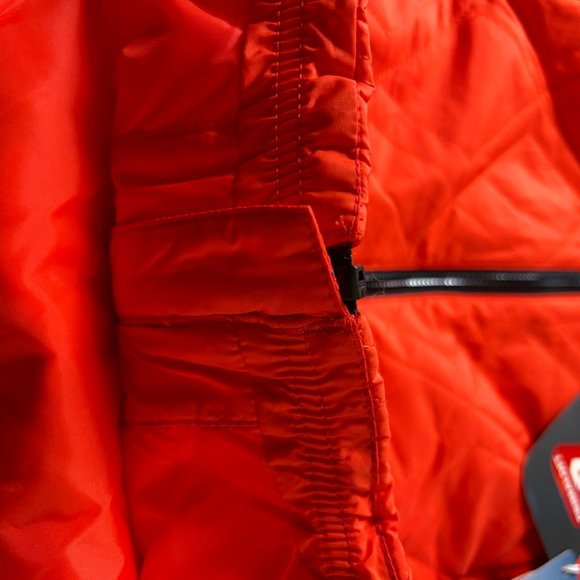 Helly Hansen Womens Gilet Sailing Quilted Vest Orange Zip Up Pockets Lined M New - Picture 6 of 10